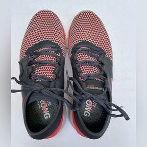 Under Armour Red & Gray Charged Run Strong Athletic Running Shoes Womens US 9.5